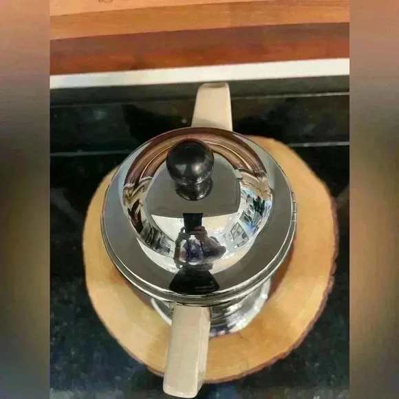 Heat Master1950's Thermal Teapot Vintage Chrome Insulated Good vintage condition - Picture 4 of 6